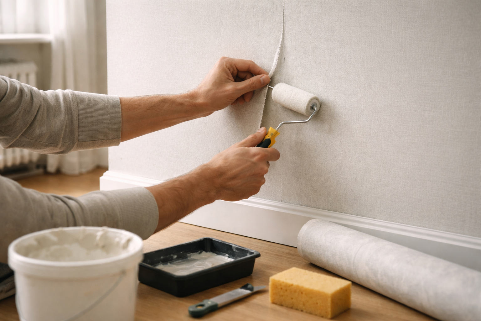 Bobler i tapet og kanter der slipper: sådan redder du væggen uden at starte forfra