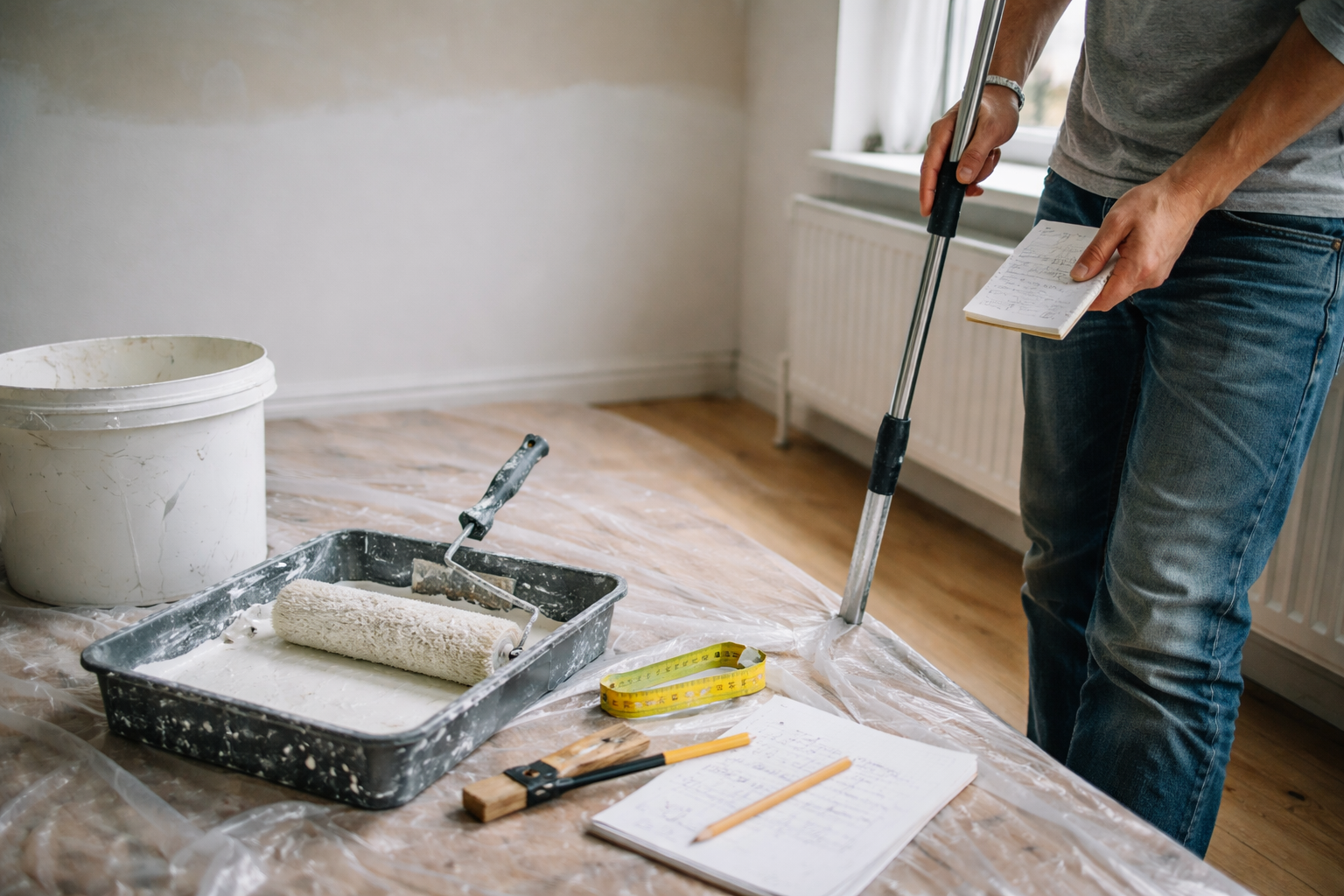 Hvor meget maling skal du købe? Den ærlige guide til m², lag og spild