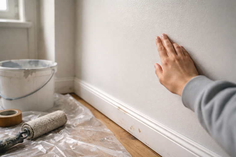 Maling der ikke vil tørre: Sådan redder du væggen uden panik