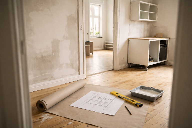Renovering af lejlighed: sådan planlægger du uden lappeløsninger